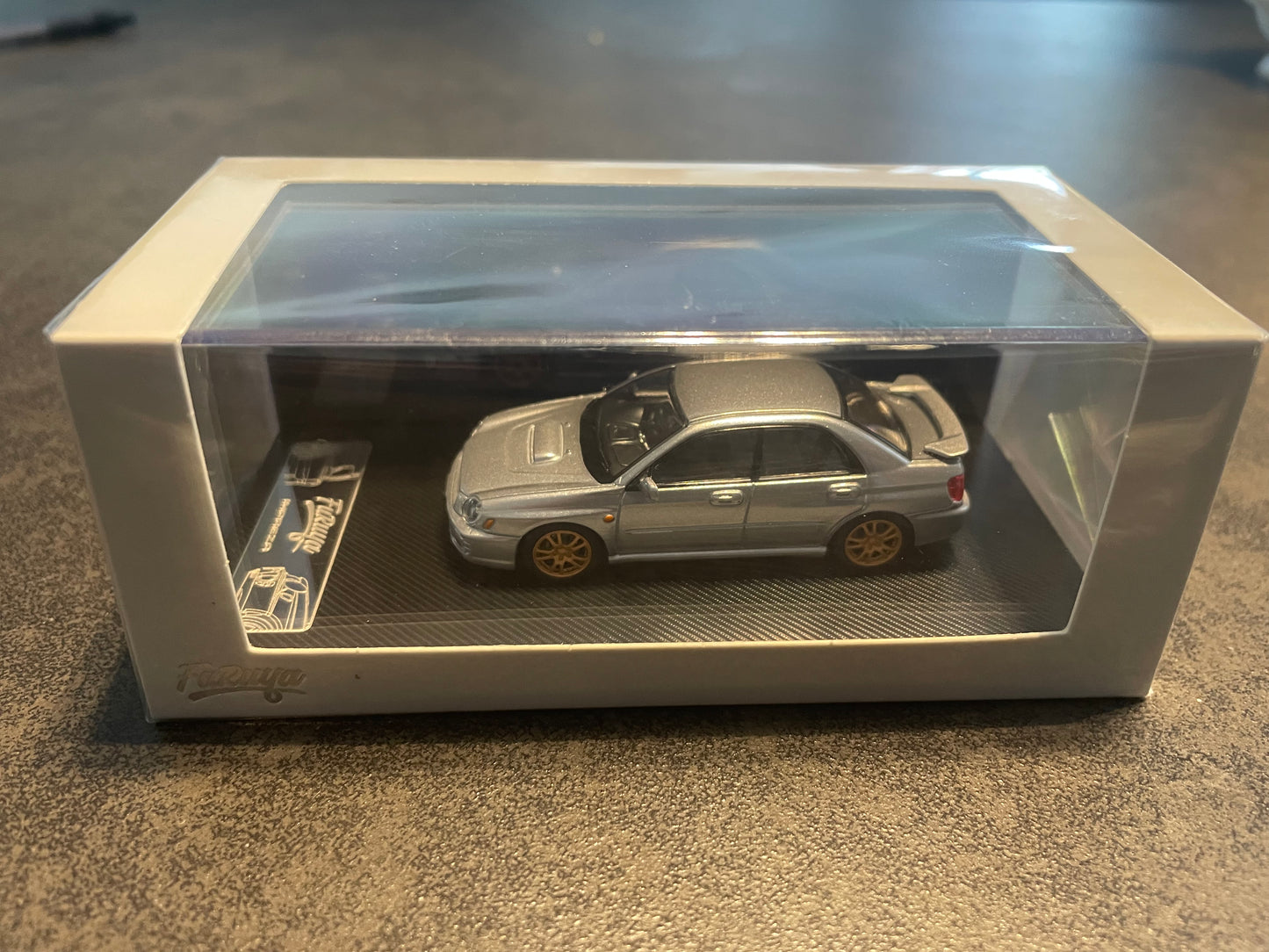 Furuya 1/64 - SUBRARU Impreza WRX STi 7th generations diecast model - GD Sedan version - Silver Grey