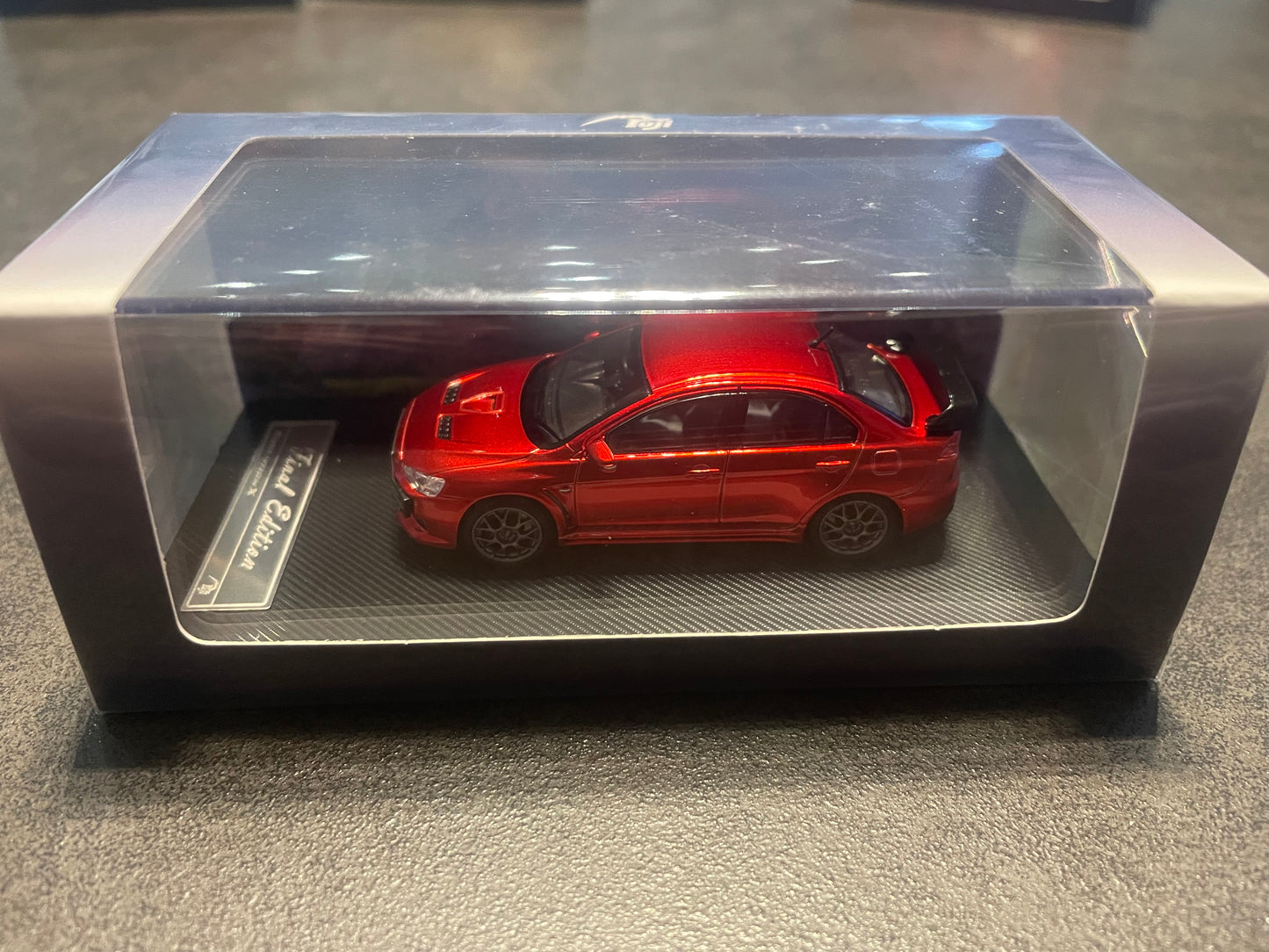 Fuji - 1/64 Lancer Evolution EVO X 10th Generation Final Edition Transparent Red diecast model