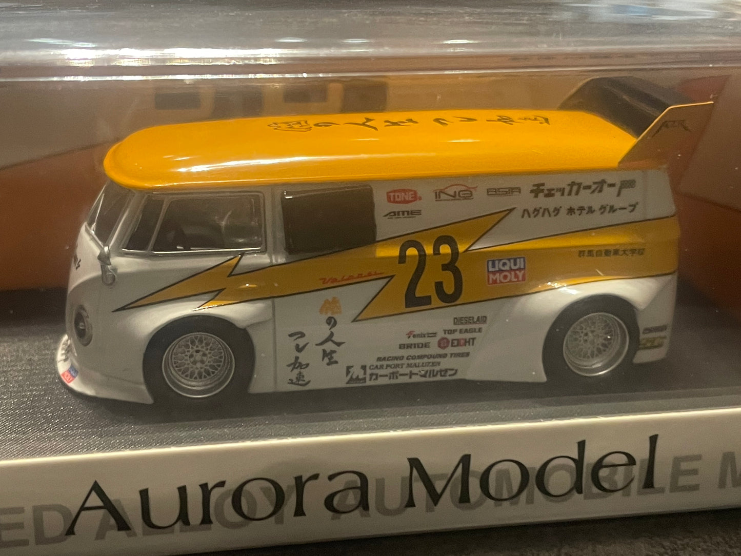 Aurora Model AM - 1/64 Lightning livery series diecast model - Volkswagen Bus T1 VAN