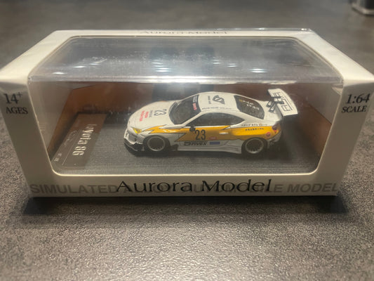 [ PRÉCOMMANDE ] Aurora Model AM - Modèle moulé sous pression de la série Lightning Livery 1/64 - Toyota 86