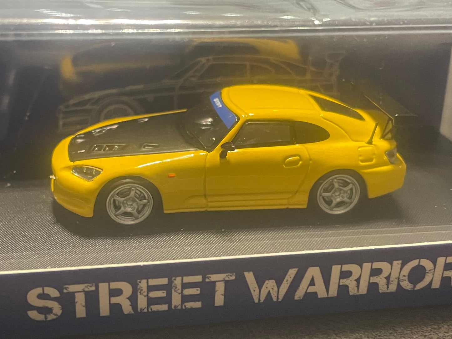 STREET WEAPON SW - 1/64 S2000 SPOON Yellow diecast model car