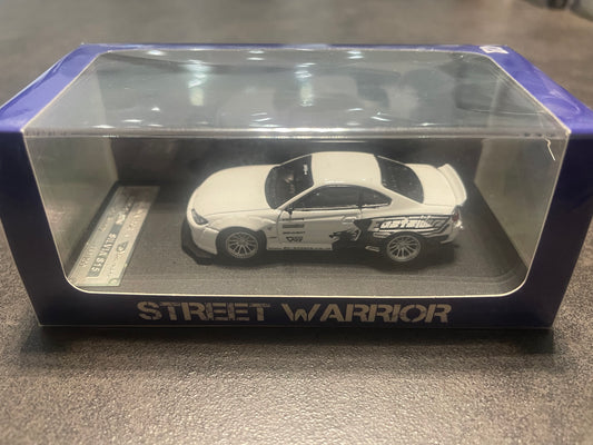 STREET WEAPON SW - 1/64 Nissan Silvia S15 ROCKET BUNNY diecast model - WHITE