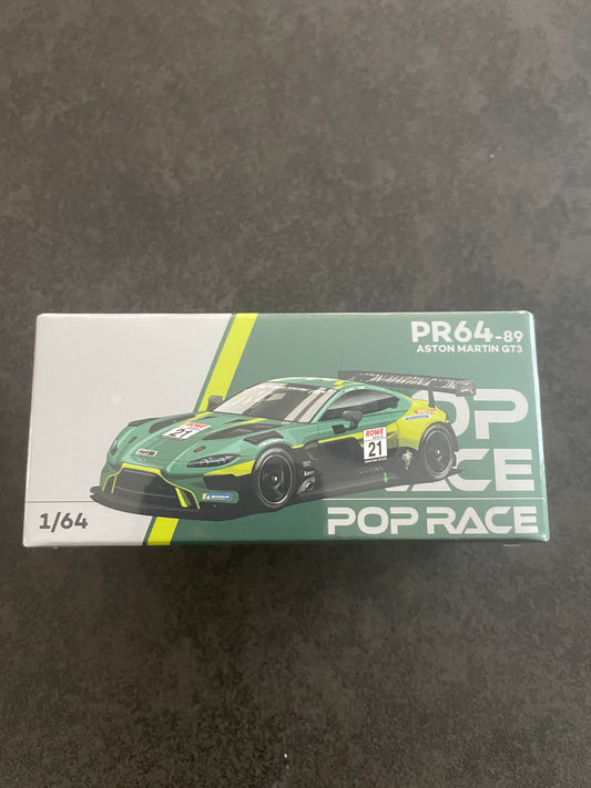 [PRÉCOMMANDE] POP ​​RACE - 1/64 ASTON MARTIN GT3 N24 2022 - PR640089 