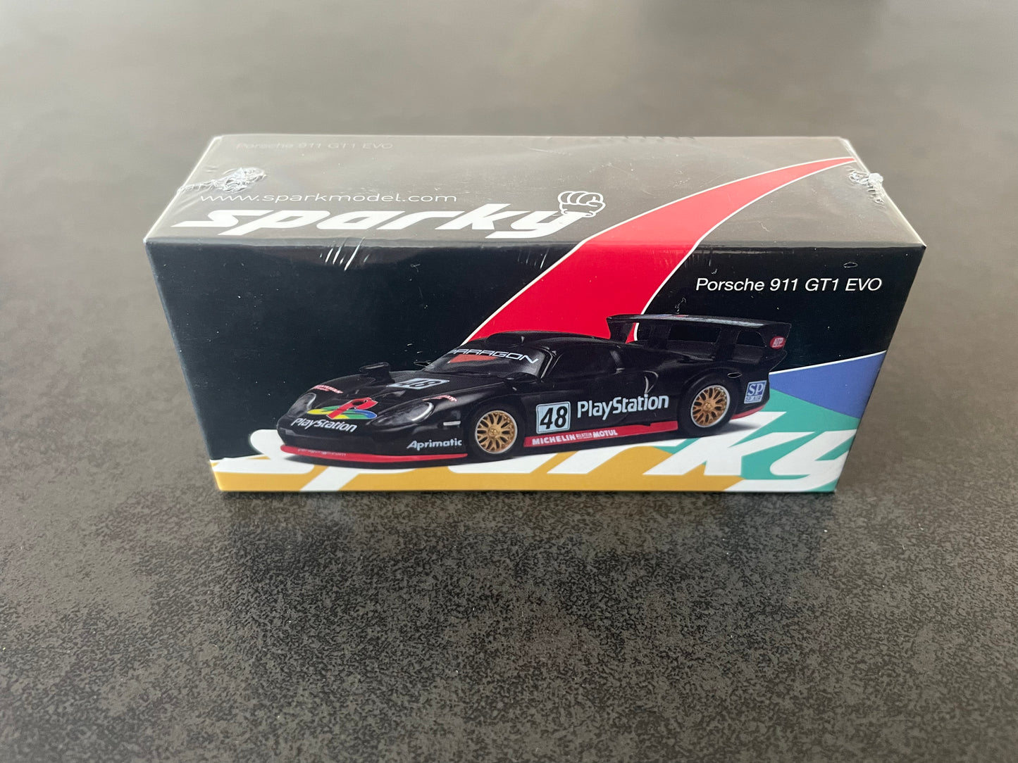 Sparky - 1/64 Porsche 911 GT1 EVO PlayStation(Tiny Exclusive)