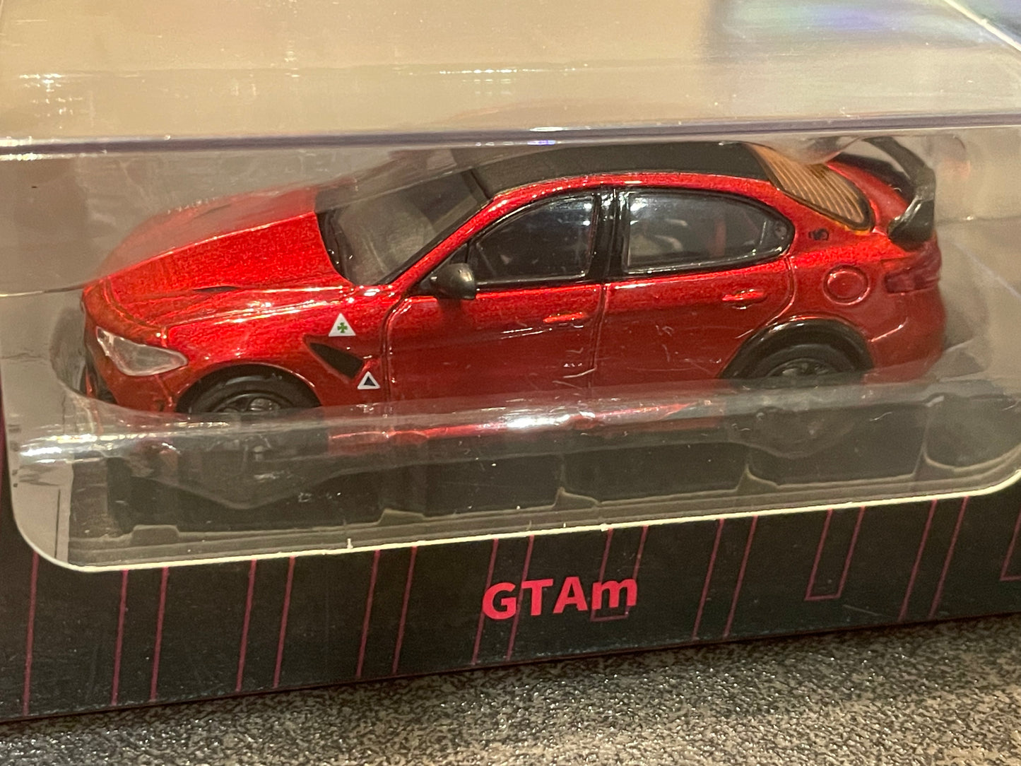 DCT - 1/64 Alfa Romeo Juliet GTAm diecast model - Wine Red