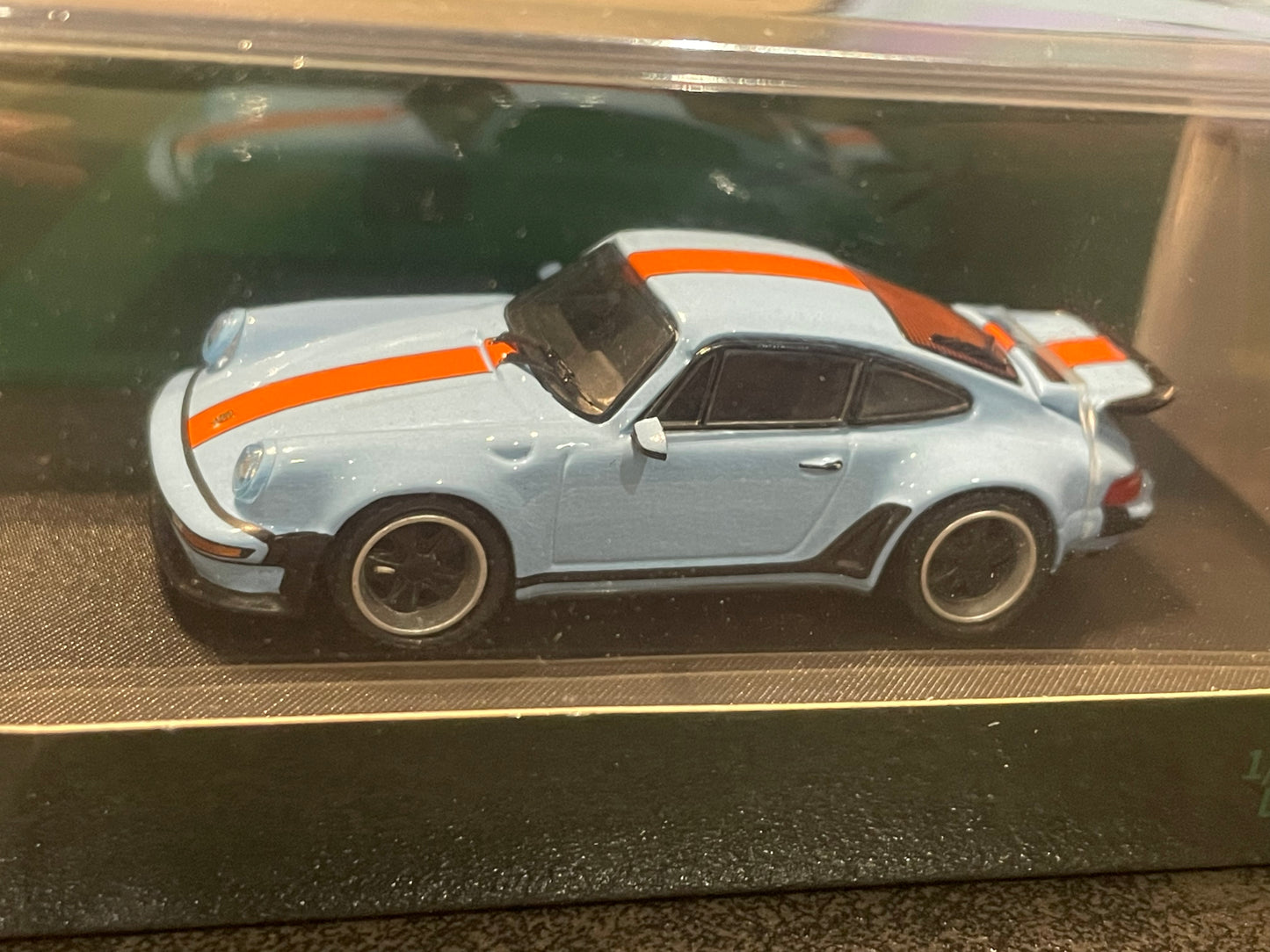 Aircooled - 1/64 Singer Turbo Study 930 Gulf BLUE diecast model car