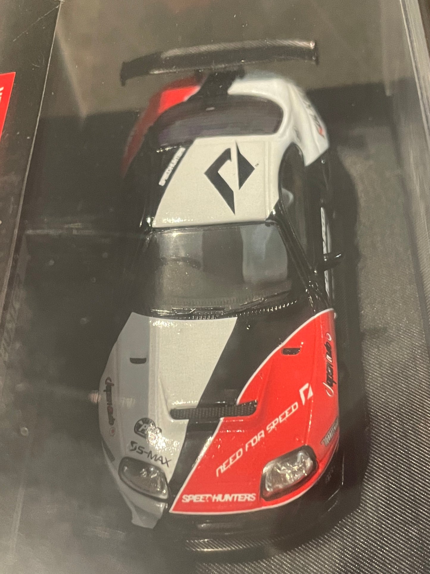 GDO Hunter x TM TIMEMICRO 1/64 SUPRA A80Z Need for Speed DRIFT diecast model.