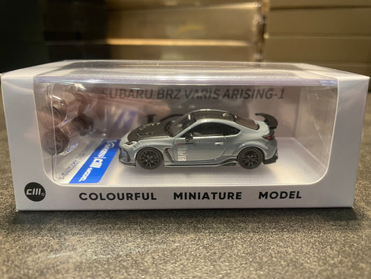 [PRÉCOMMANDE] CM MODEL - 1/64 Subaru BRZ Varis BRZ ARISING DIECAST SCALE MODEL CAR - Gris