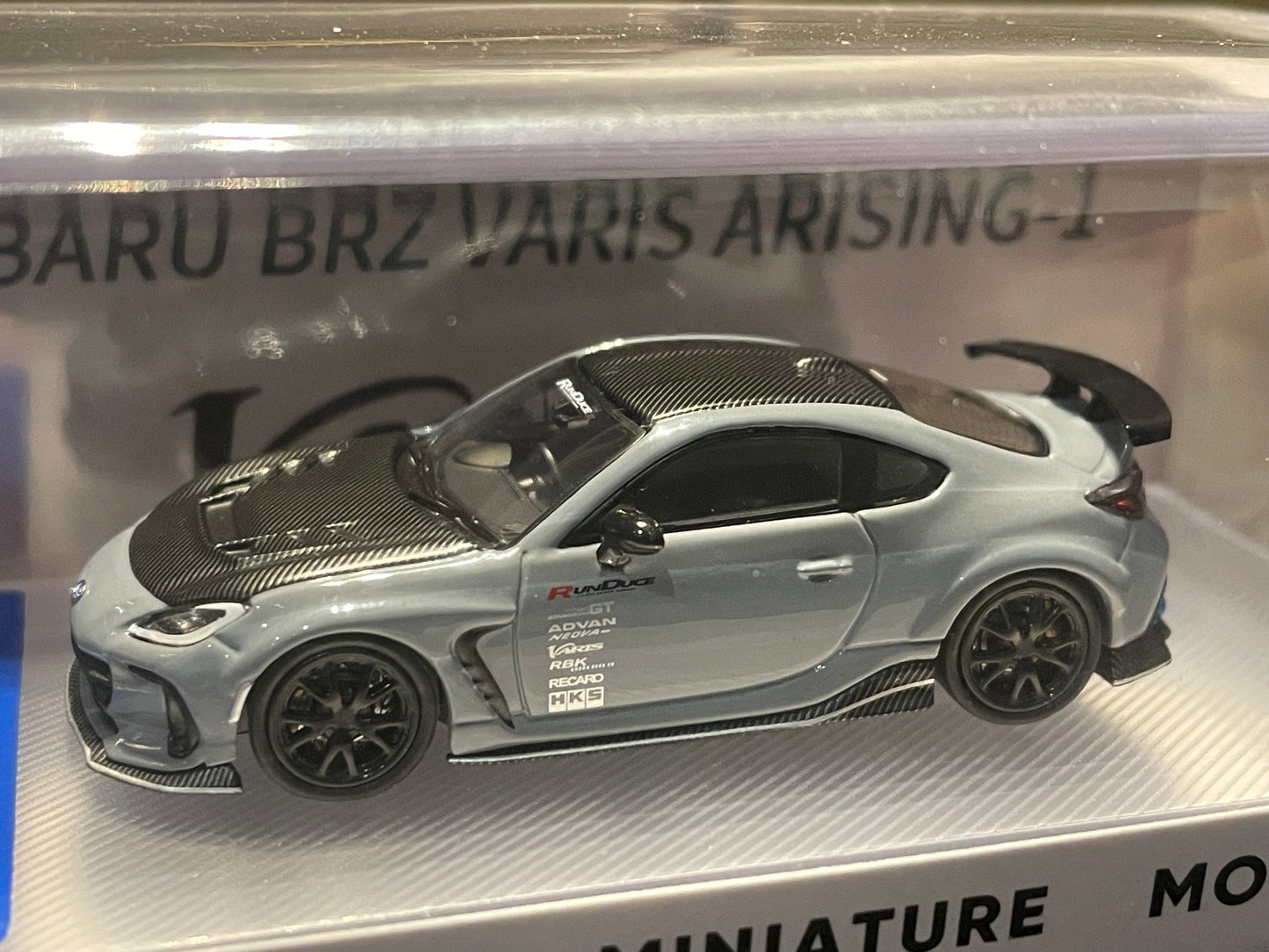 CM MODEL - 1/64 Subaru BRZ Varis BRZ ARISING DIECAST SCALE MODEL CAR - Gray