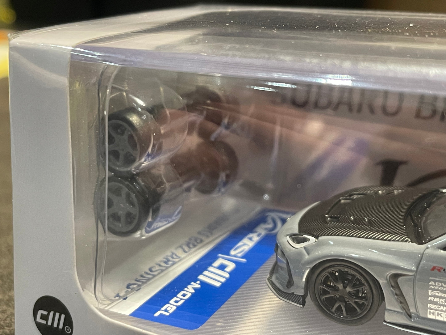 CM MODEL - 1/64 Subaru BRZ Varis BRZ ARISING DIECAST SCALE MODEL CAR - Gray