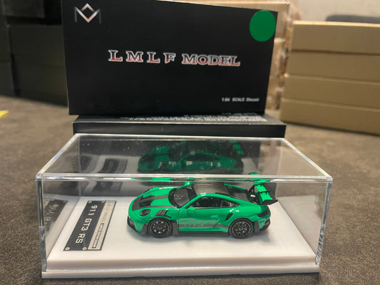 LMLF - 1:64 Porsche 911 992 GT3 RS diecast model car - Fluorescent green