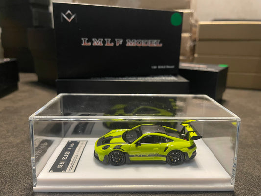 LMLF - 1:64 Porsche 911 992 GT3 RS diecast model car - Acid Green