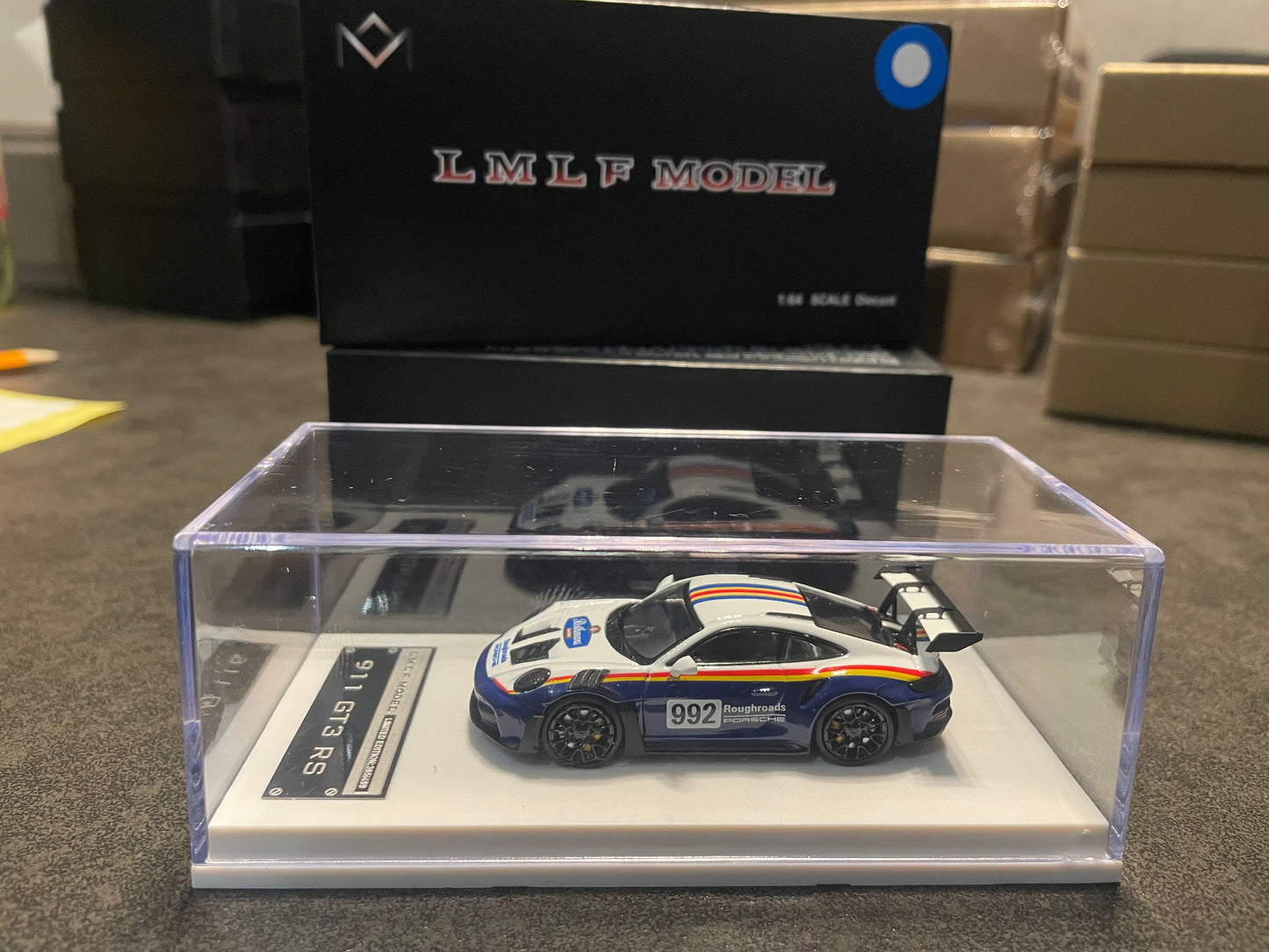 LMLF - 1:64 Porsche 911 992 GT3 RS diecast model car - Rothmans #992