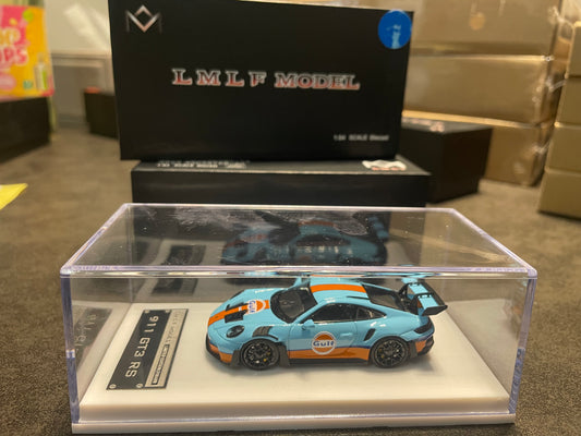 LMLF - 1:64 Porsche 911 992 GT3 RS diecast model car - Gulf livery