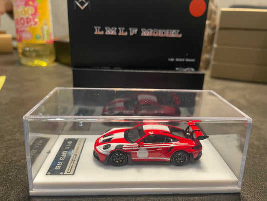 LMLF - 1:64 Porsche 911 992 GT3 RS diecast model car - Red&White