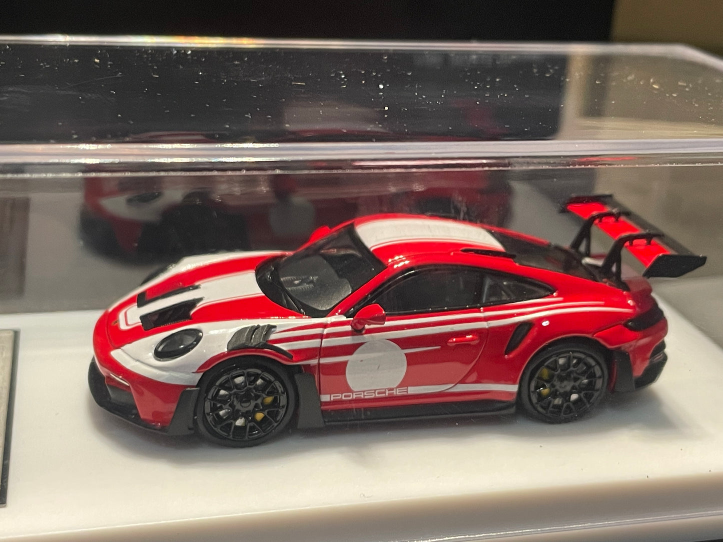 LMLF - 1:64 Porsche 911 992 GT3 RS diecast model car - Red&White