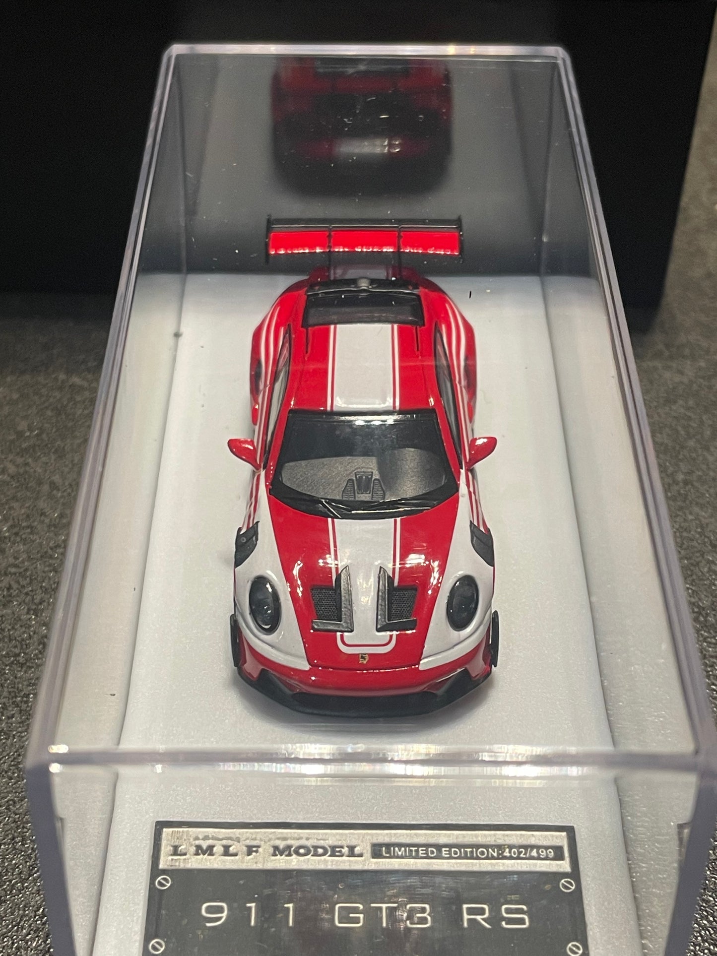 LMLF - 1:64 Porsche 911 992 GT3 RS diecast model car - Red&White