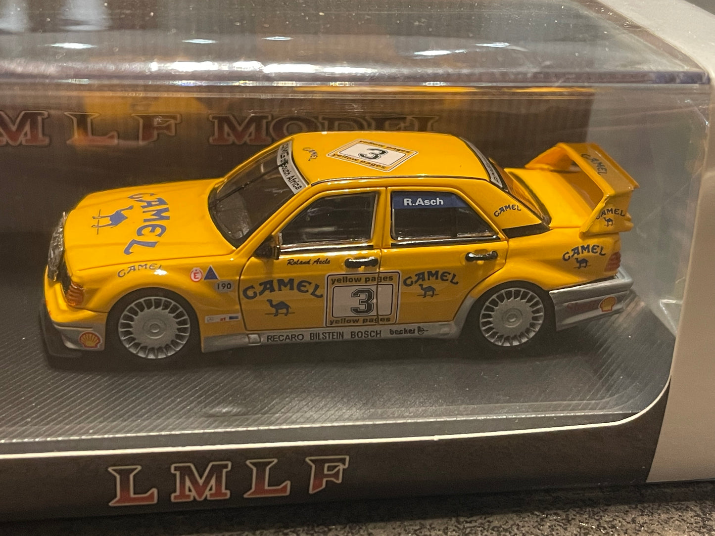 LMLF - 1/64 Mercedes-Benz 190E diecast model - Camel Cup