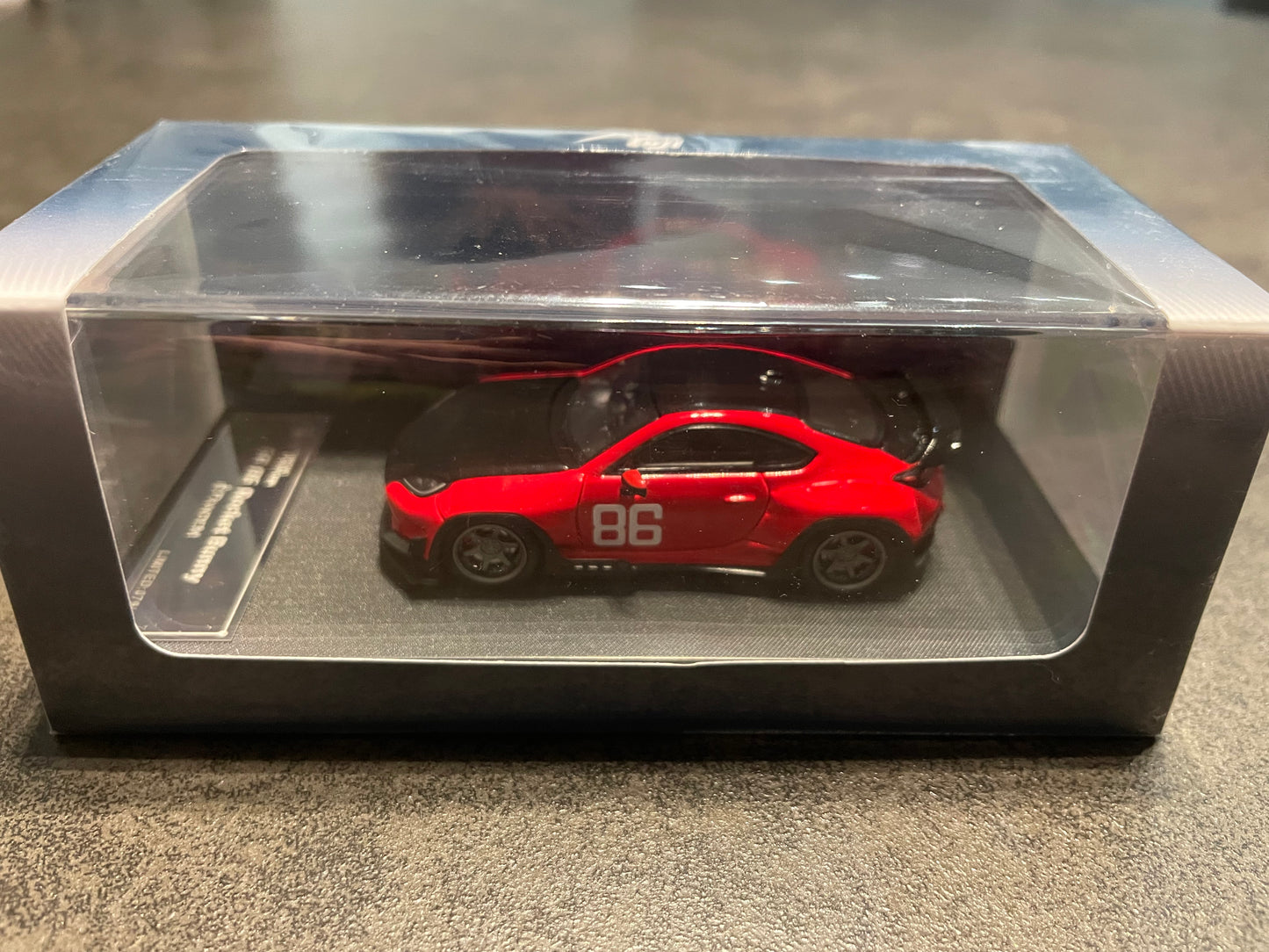 Mini Station x Fuji - 1:64 Pandem GR86 ，ZN8 2022，Rocket Bunny MF GHOST86 - redblack