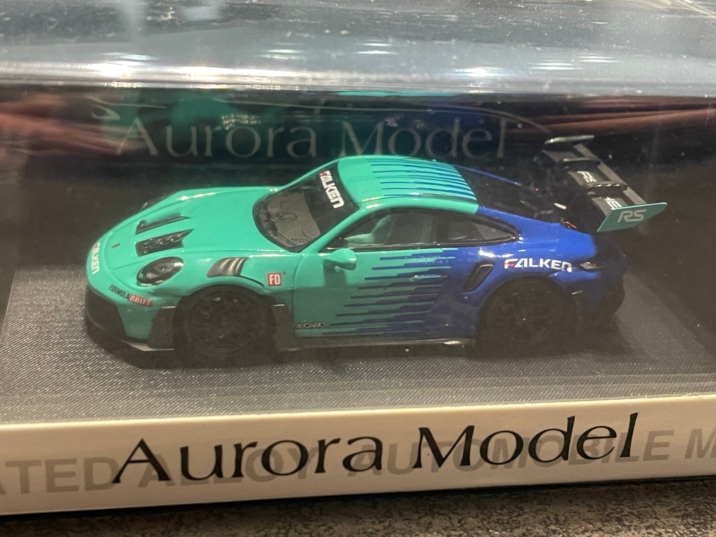 Aurora Model AM - 1:64 Porsche 992 GT3 RS diecast model - Falken