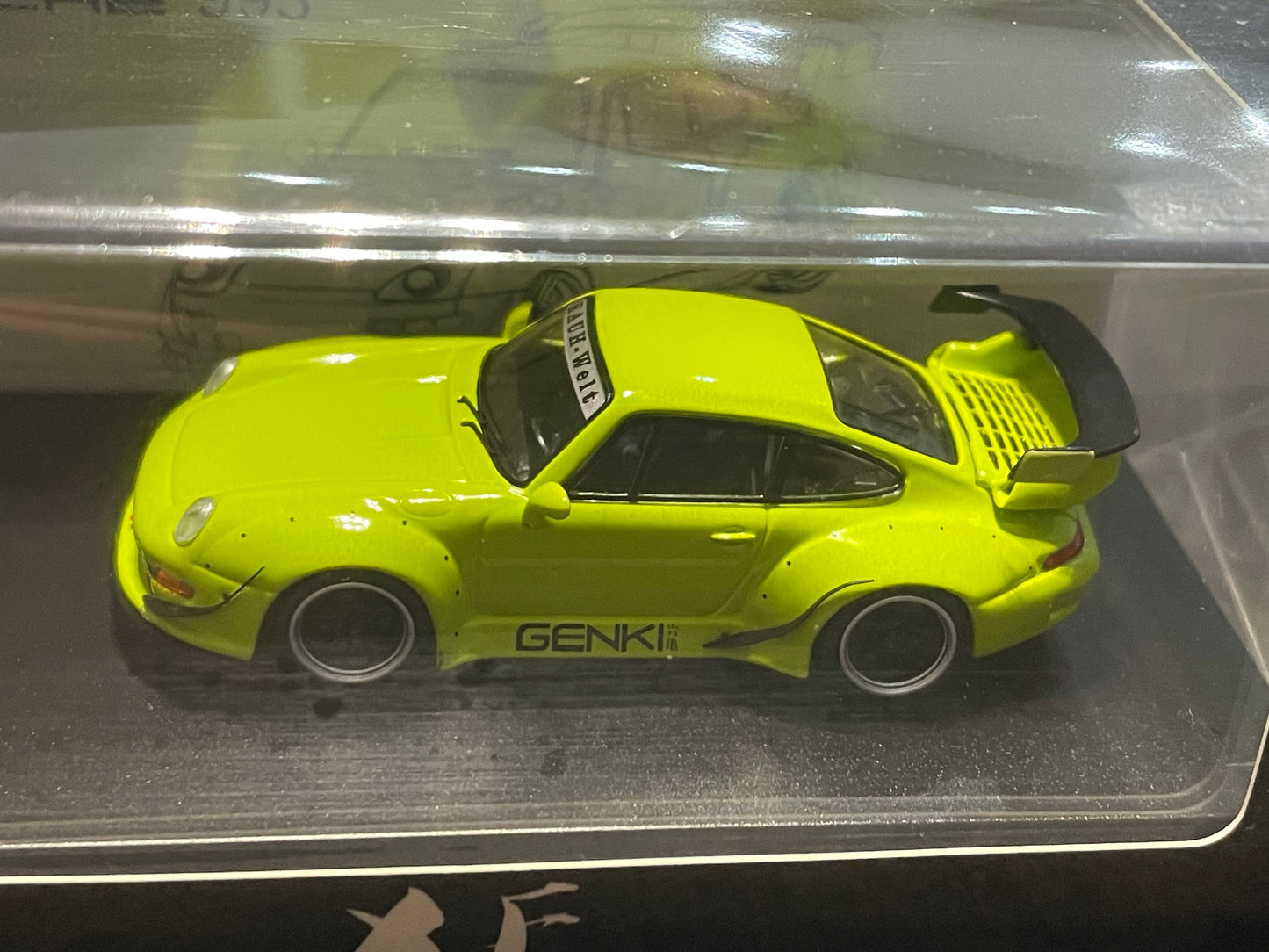 XF Model - 1/64 Porsche RWB993 diecast model - Green