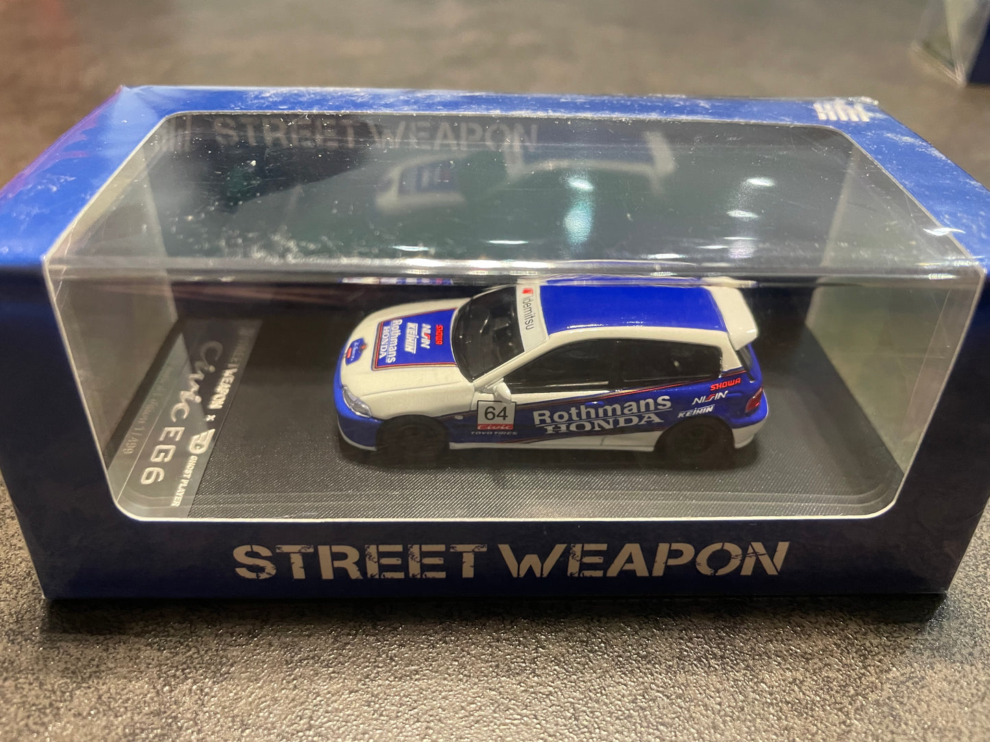 STREET WEAPON SW - 1/64 HONDA Spoon EG6 PlayStation diecast model car