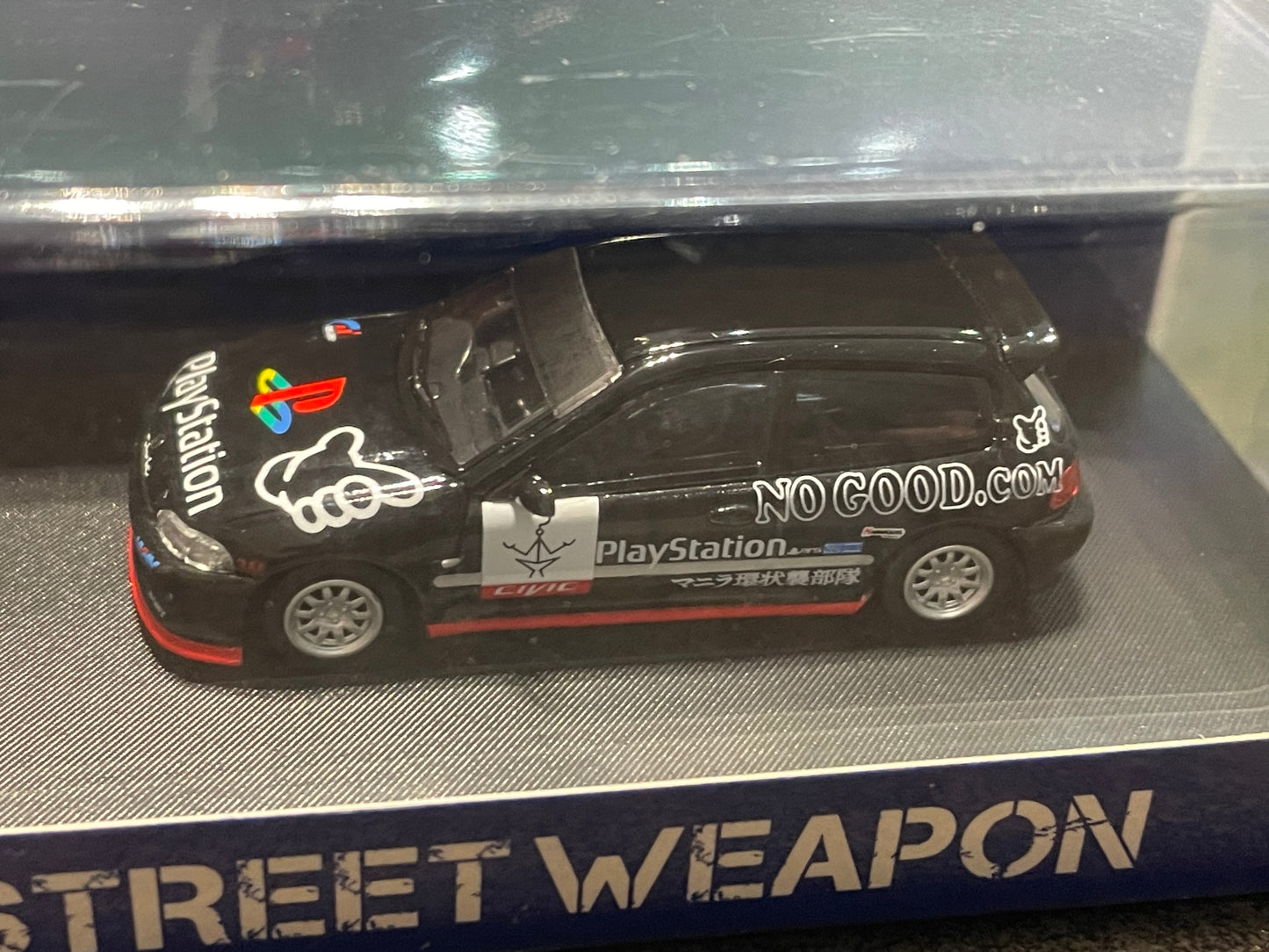 STREET WEAPON SW - 1/64 HONDA Spoon EG6 Rothmans diecast model car