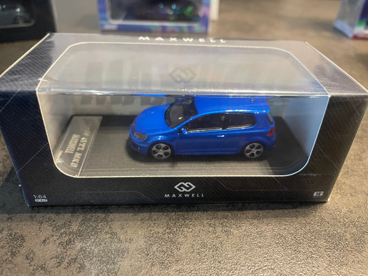 Maxwell - 1:64 GOLF GTI MK6 Diecast model car - Blue ordinary