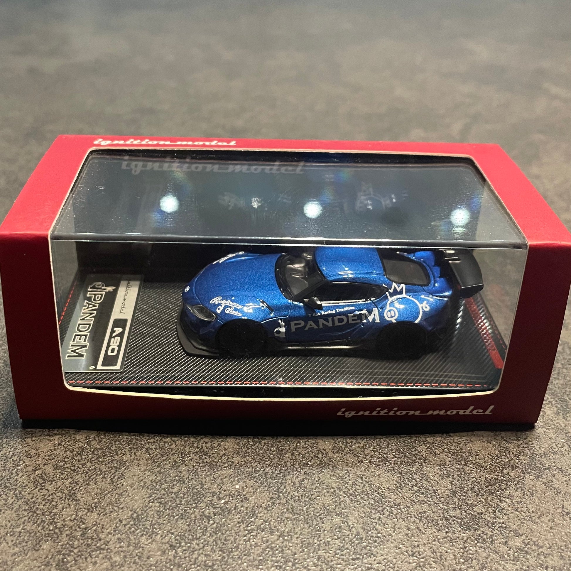 IGNITION MODEL 1/64 IG2331 PANDEM Supra (A90) Blue Metallic - MODEL CAR UKMODEL CAR#INNO64##TARMAC##diecast_model#