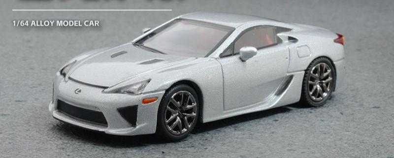 DCT - 1/64 LEXUS LFA 2010 diecast model - SILVER - MODEL CARS UKMODEL CAR#INNO64##TARMAC##diecast_model#