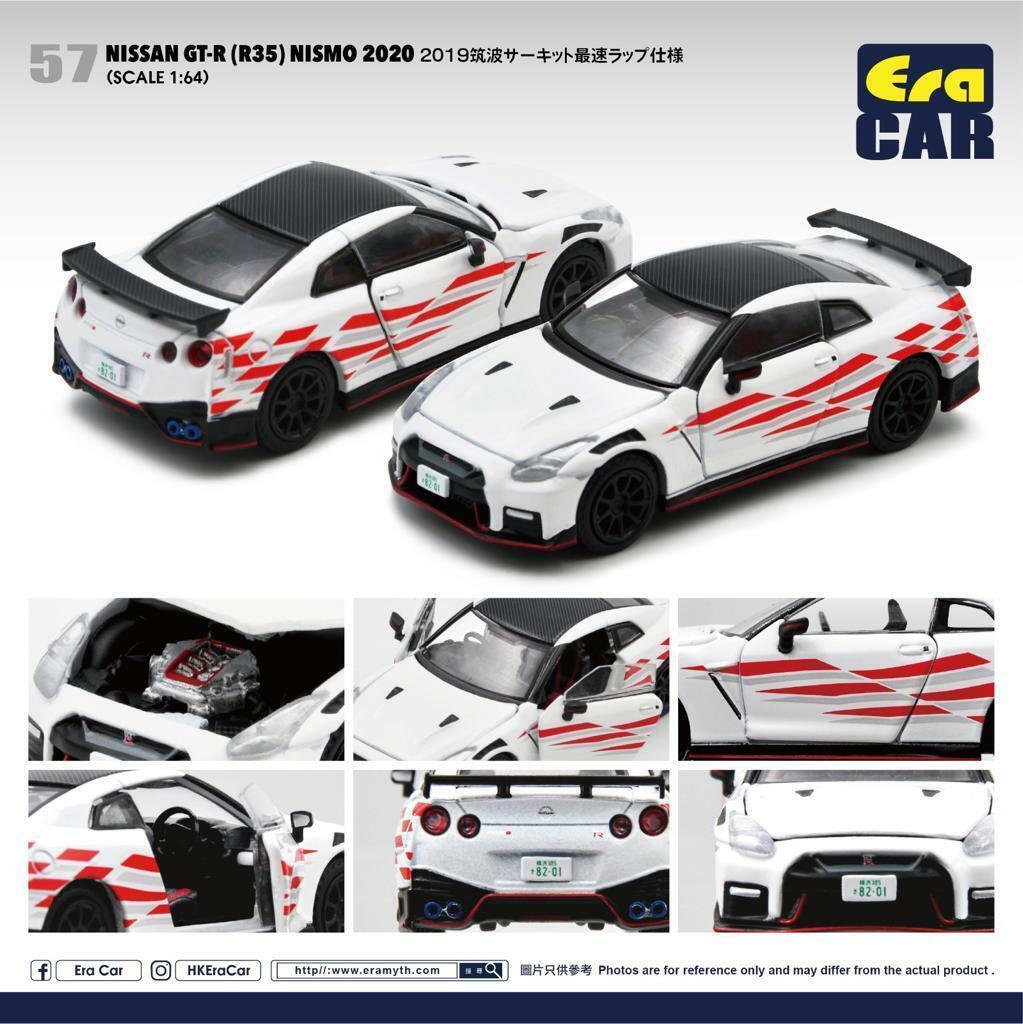 Era Car - 1:64 NISSAN GT-R NISMO 2020 2019 Tsukuba Circuit fastest lap spec - MODEL CAR UKMODEL CAR#INNO64##TARMAC##diecast_model#