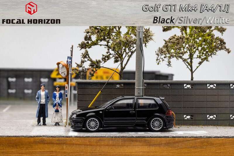 Focal Horizon FH - 1:64 Golf GTI Mk4 Diecast Model Car - BLACK - MODEL CARS UKMODEL CAR#INNO64##TARMAC##diecast_model#