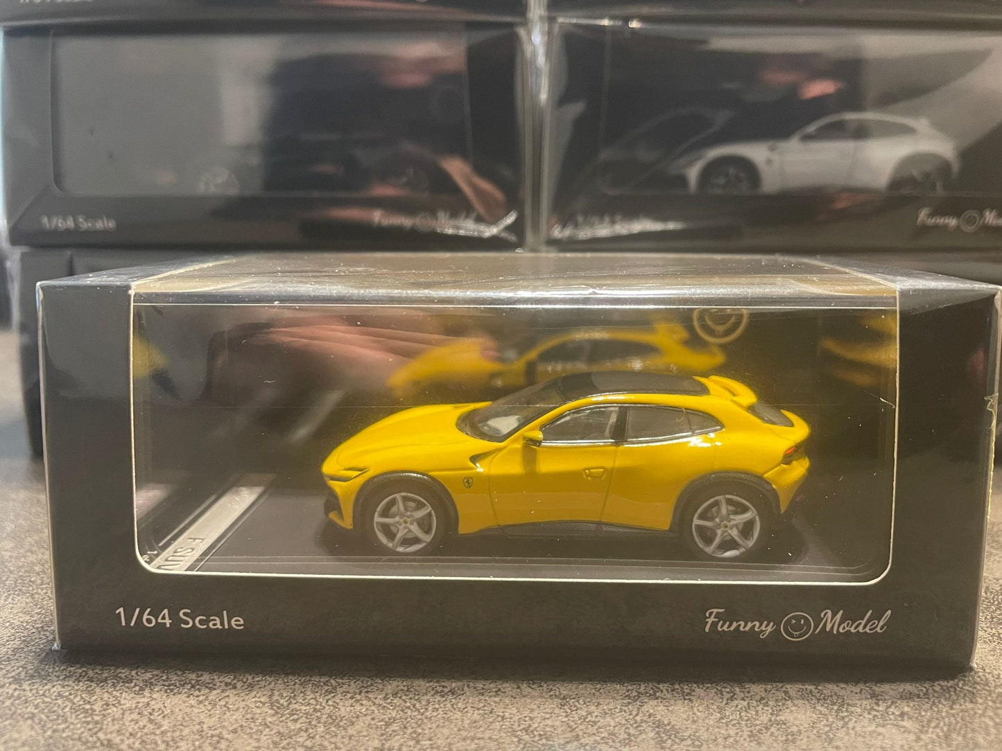 Funny Model - 1/64 FERRARI SUV DIECAST MODEL - Giallo Modena - MODEL CAR UKMODEL CAR#INNO64##TARMAC##diecast_model#