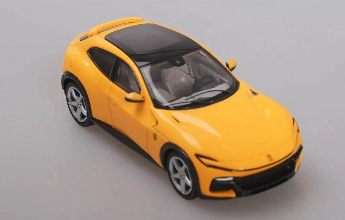 Funny Model - 1/64 FERRARI SUV DIECAST MODEL - Giallo Modena - MODEL CAR UKMODEL CAR#INNO64##TARMAC##diecast_model#