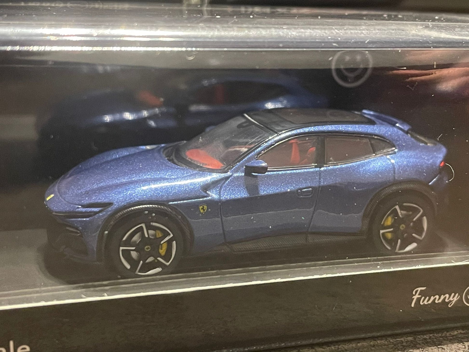 Funny Model - 1/64 FERRARI SUV DIECAST MODEL - Metallic Blue - MODEL CAR UKMODEL CAR#INNO64##TARMAC##diecast_model#