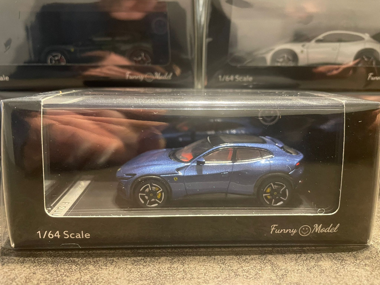 Funny Model - 1/64 FERRARI SUV DIECAST MODEL - Metallic Blue - MODEL CAR UKMODEL CAR#INNO64##TARMAC##diecast_model#