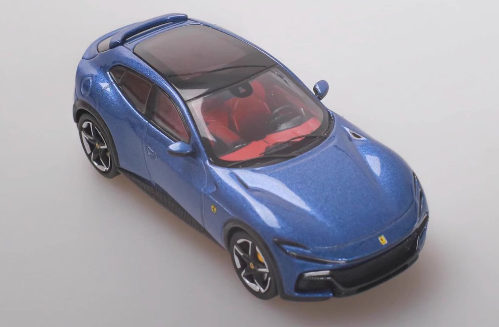 Funny Model - 1/64 FERRARI SUV DIECAST MODEL - Metallic Blue - MODEL CAR UKMODEL CAR#INNO64##TARMAC##diecast_model#