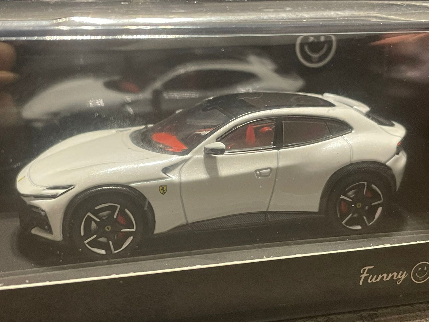 Funny Model - 1/64 FERRARI SUV DIECAST MODEL - Pearl White - MODEL CAR UKMODEL CAR#INNO64##TARMAC##diecast_model#