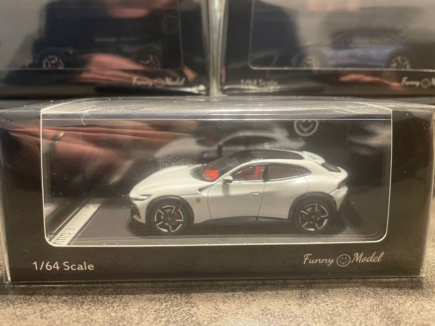 Funny Model - 1/64 FERRARI SUV DIECAST MODEL - Pearl White - MODEL CAR UKMODEL CAR#INNO64##TARMAC##diecast_model#