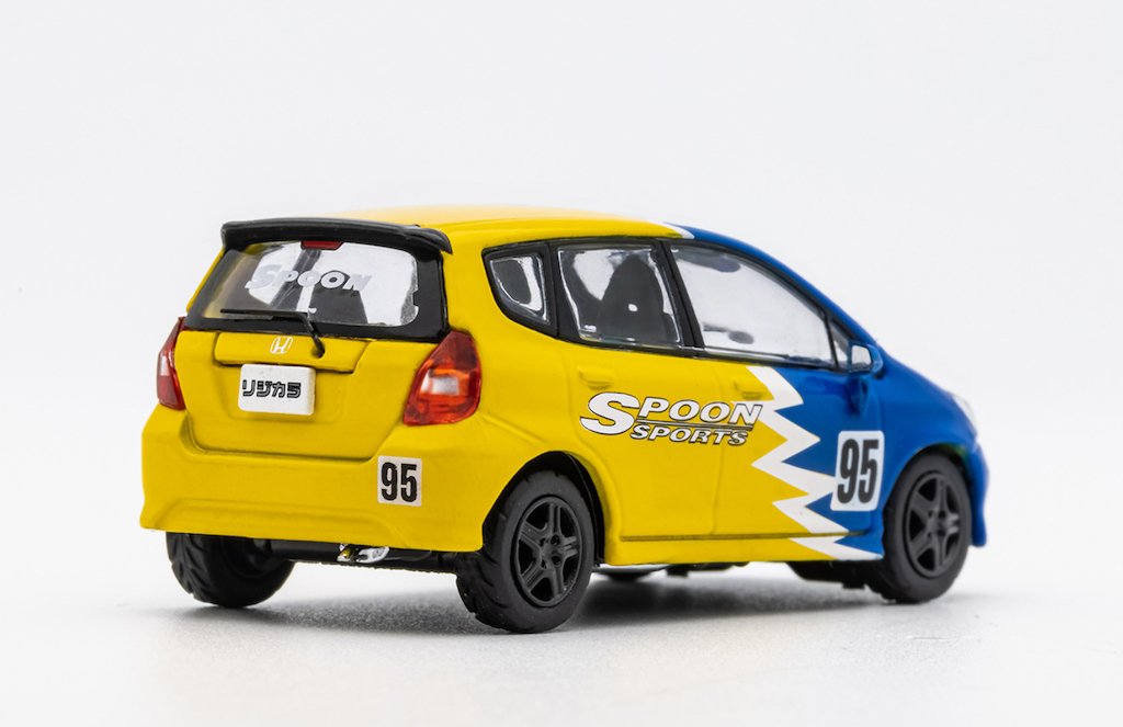 G.C.D - 1:64 JDM Honda Fit GD3 Spoon Racing Sports - YELLOW - MODEL CAR UKMODEL CAR#INNO64##TARMAC##diecast_model#