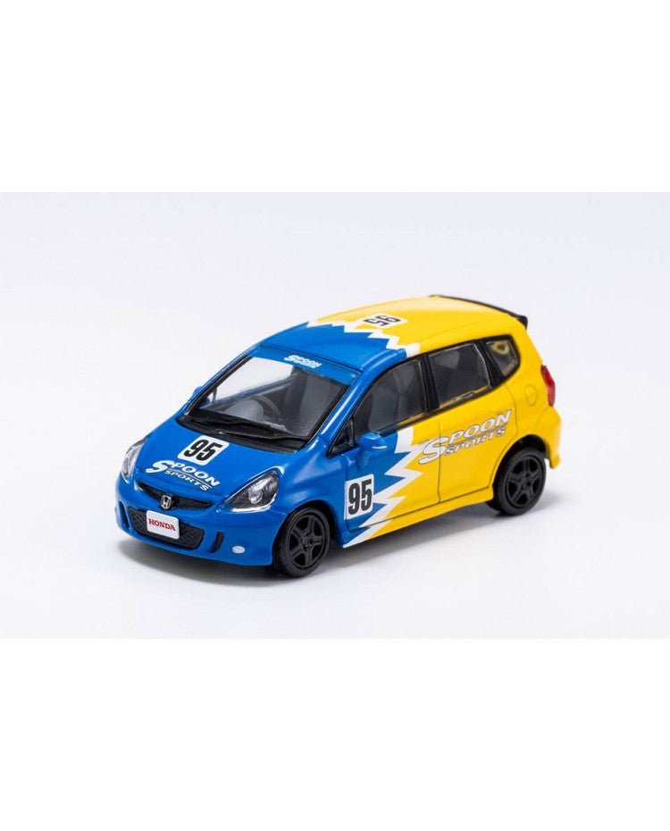 G.C.D - 1:64 JDM Honda Fit GD3 Spoon Racing Sports - YELLOW - MODEL CAR UKMODEL CAR#INNO64##TARMAC##diecast_model#