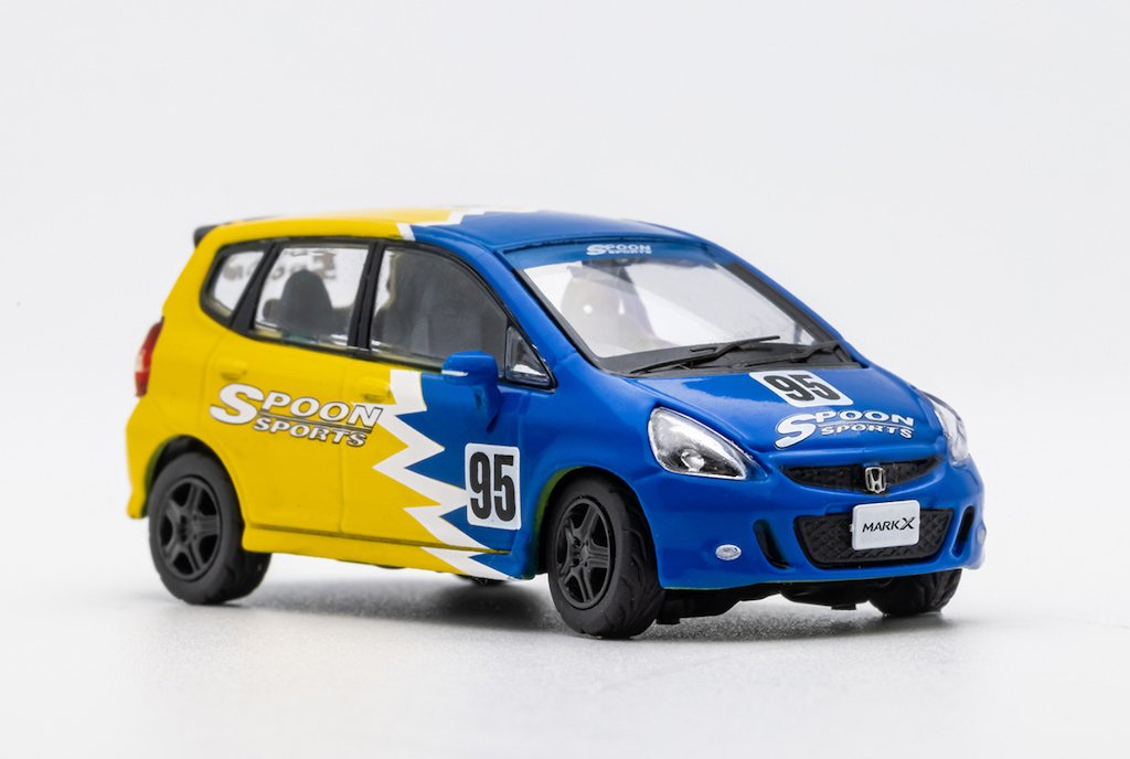 G.C.D - 1:64 JDM Honda Fit GD3 Spoon Racing Sports - YELLOW - MODEL CAR UKMODEL CAR#INNO64##TARMAC##diecast_model#