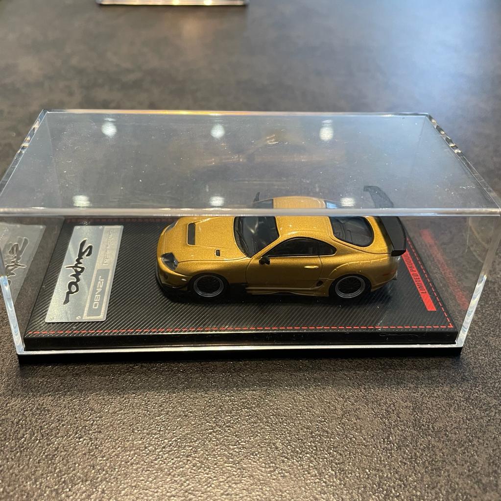 IGNITION MODEL 1/64 IG1866 Toyota Supra (JZA80) RZ Gold - MODEL CAR UKMODEL CAR#INNO64##TARMAC##diecast_model#