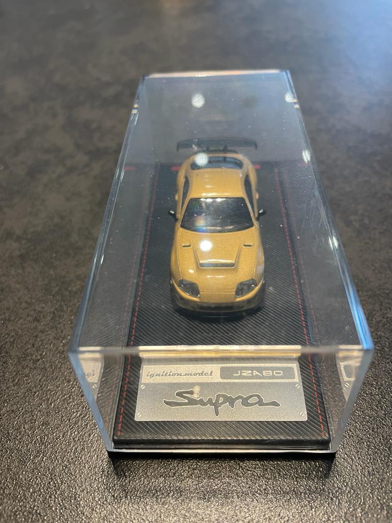 IGNITION MODEL 1/64 IG1866 Toyota Supra (JZA80) RZ Gold - MODEL CAR UKMODEL CAR#INNO64##TARMAC##diecast_model#