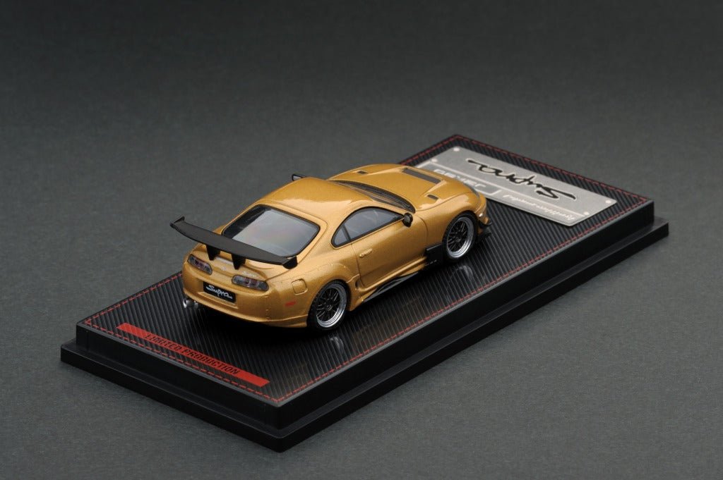 IGNITION MODEL 1/64 IG1866 Toyota Supra (JZA80) RZ Gold - MODEL CAR UKMODEL CAR#INNO64##TARMAC##diecast_model#