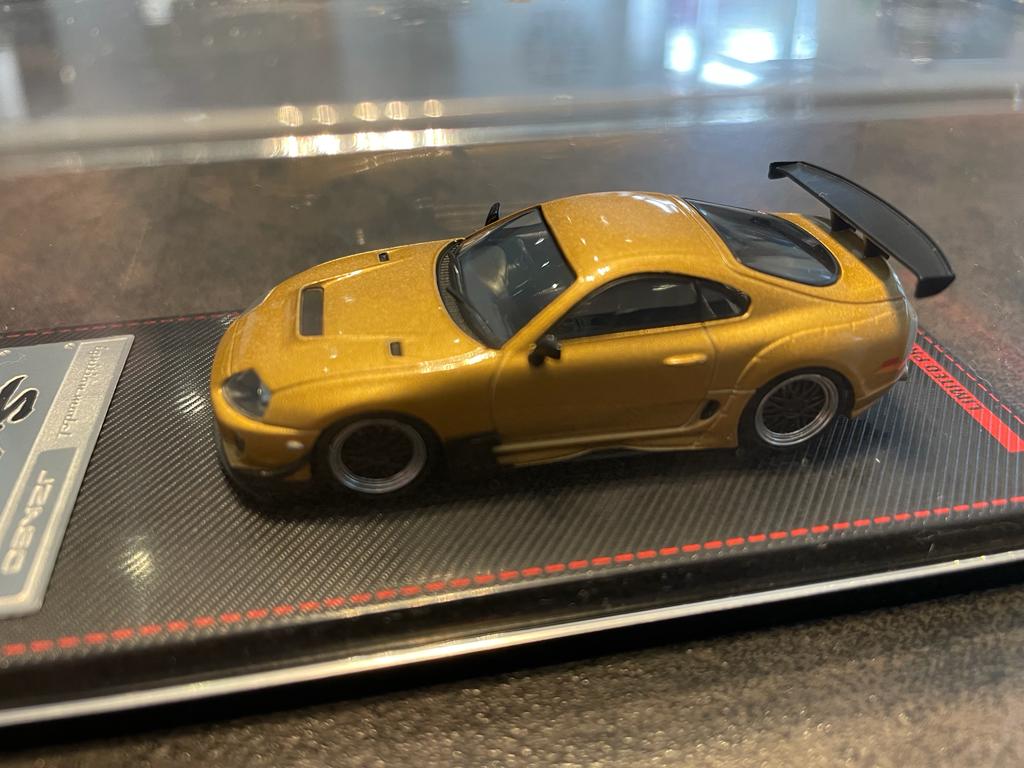 IGNITION MODEL 1/64 IG1866 Toyota Supra (JZA80) RZ Gold - MODEL CAR UKMODEL CAR#INNO64##TARMAC##diecast_model#