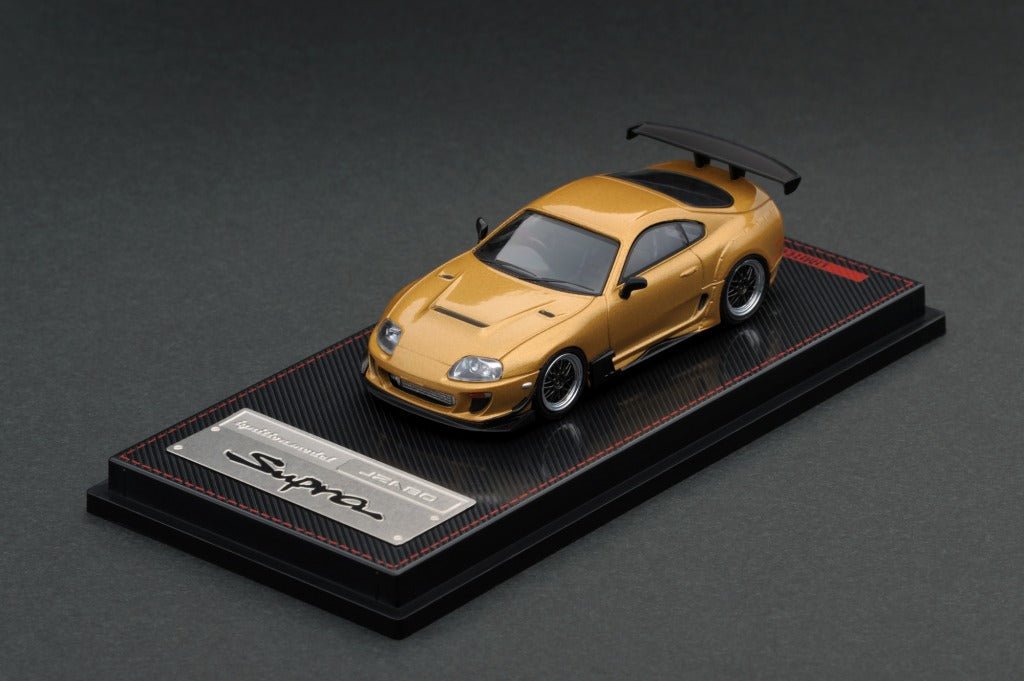 IGNITION MODEL 1/64 IG1866 Toyota Supra (JZA80) RZ Gold - MODEL CAR UKMODEL CAR#INNO64##TARMAC##diecast_model#