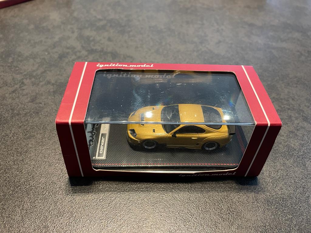 IGNITION MODEL 1/64 IG1866 Toyota Supra (JZA80) RZ Gold - MODEL CAR UKMODEL CAR#INNO64##TARMAC##diecast_model#