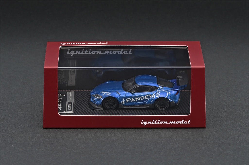 IGNITION MODEL 1/64 IG2331 PANDEM Supra (A90) Blue Metallic - MODEL CAR UKMODEL CAR#INNO64##TARMAC##diecast_model#