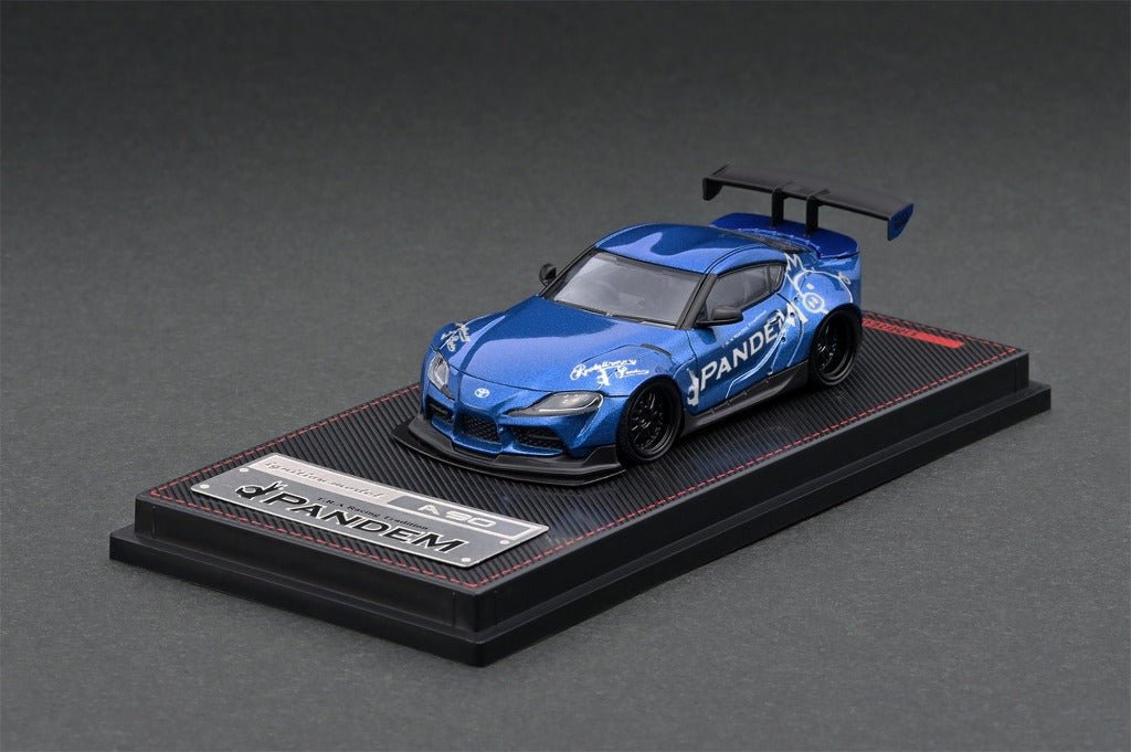 IGNITION MODEL 1/64 IG2331 PANDEM Supra (A90) Blue Metallic - MODEL CAR UKMODEL CAR#INNO64##TARMAC##diecast_model#